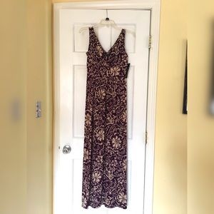 Chaps Printed Maxi Dress S